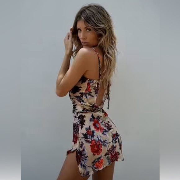 RAT & BOA The Ceretti Velvet Floral Silk Dress - Size S - NWoT! - Picture 4 of 7